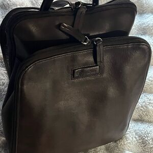 Tignanello Dark Brown Leather Backpack
